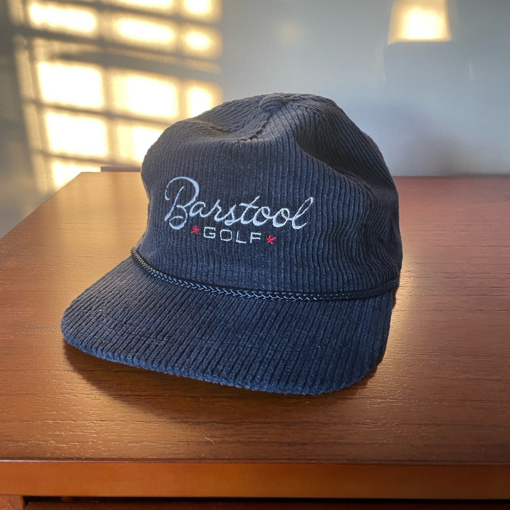 Imperial Headwear Navy Corduroy Barstool Golf Adjustable Hat